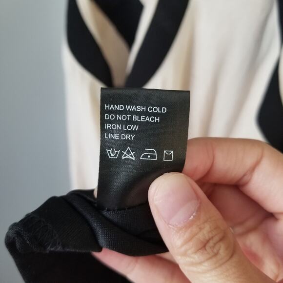 Leo Meets Virgo Pleated High Low V Neck Dress - Picture 8 of 8